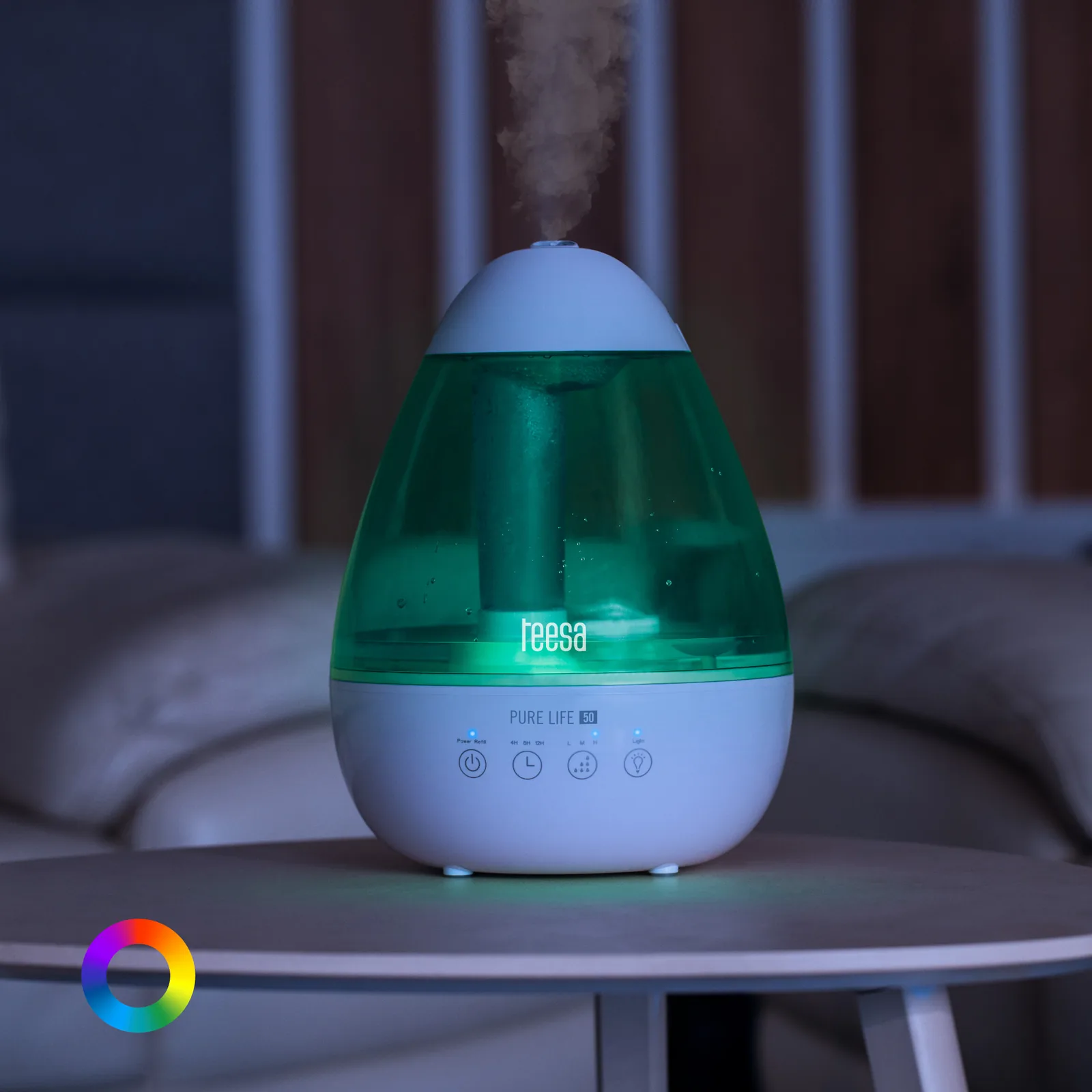 Ultrazvukový zvlhčovač vzduchu s difuzérom Teesa Pure Life 50 L-TSA8064 detail 4