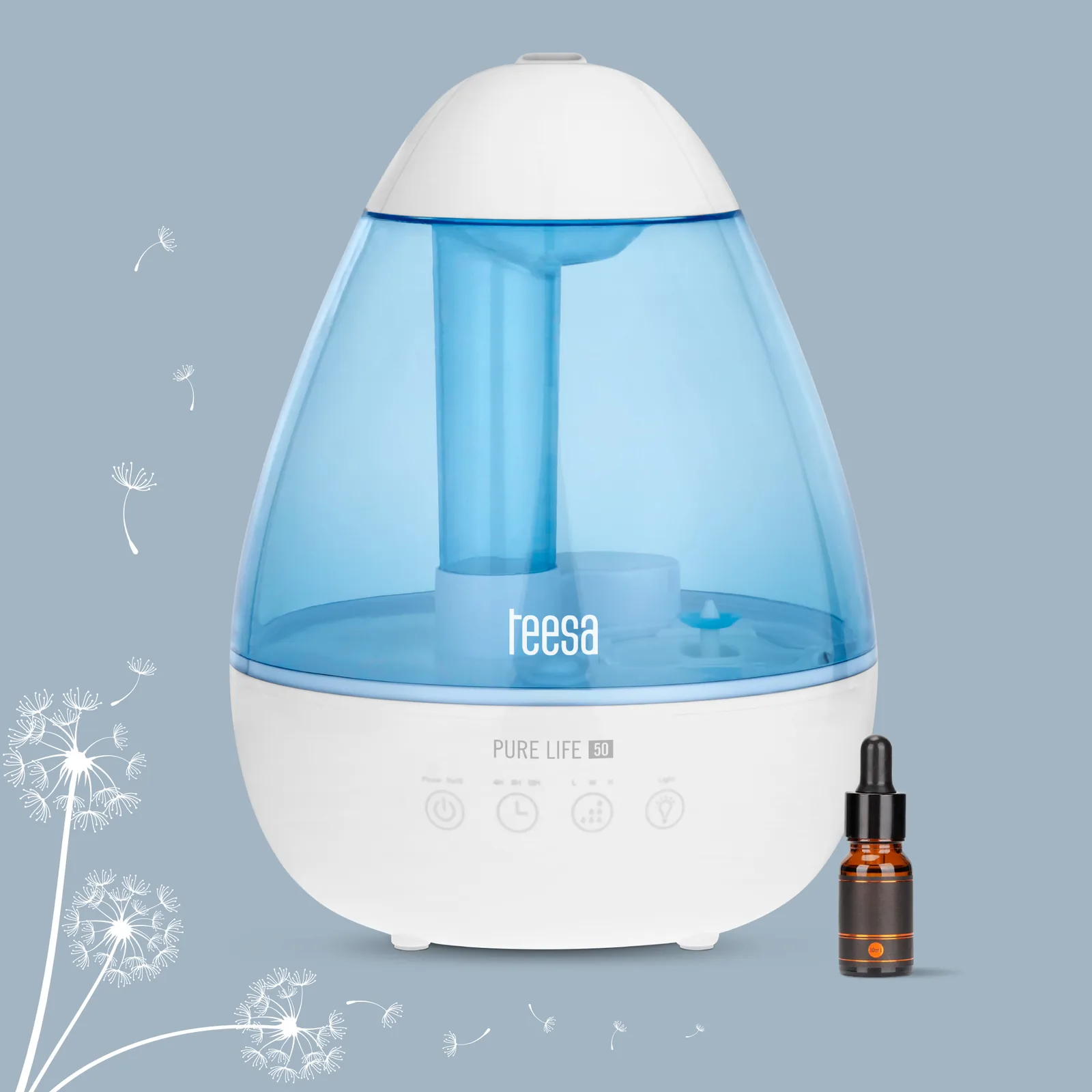 Ultrazvukový zvlhčovač vzduchu s difuzérom Teesa Pure Life 50 L-TSA8064 detail 5