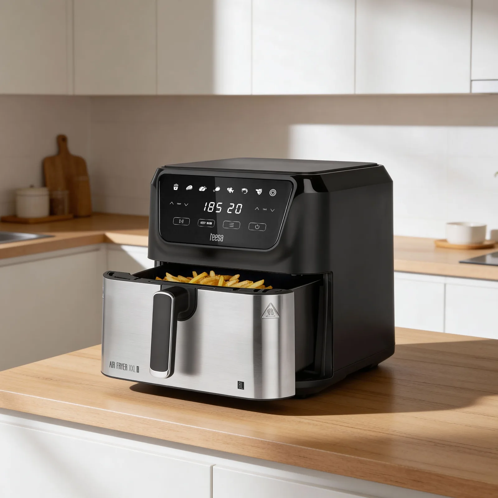 Teplovzdušná fritéza Teesa Digital Air Fryer XXL 8 l L-TSA8079 detail 5