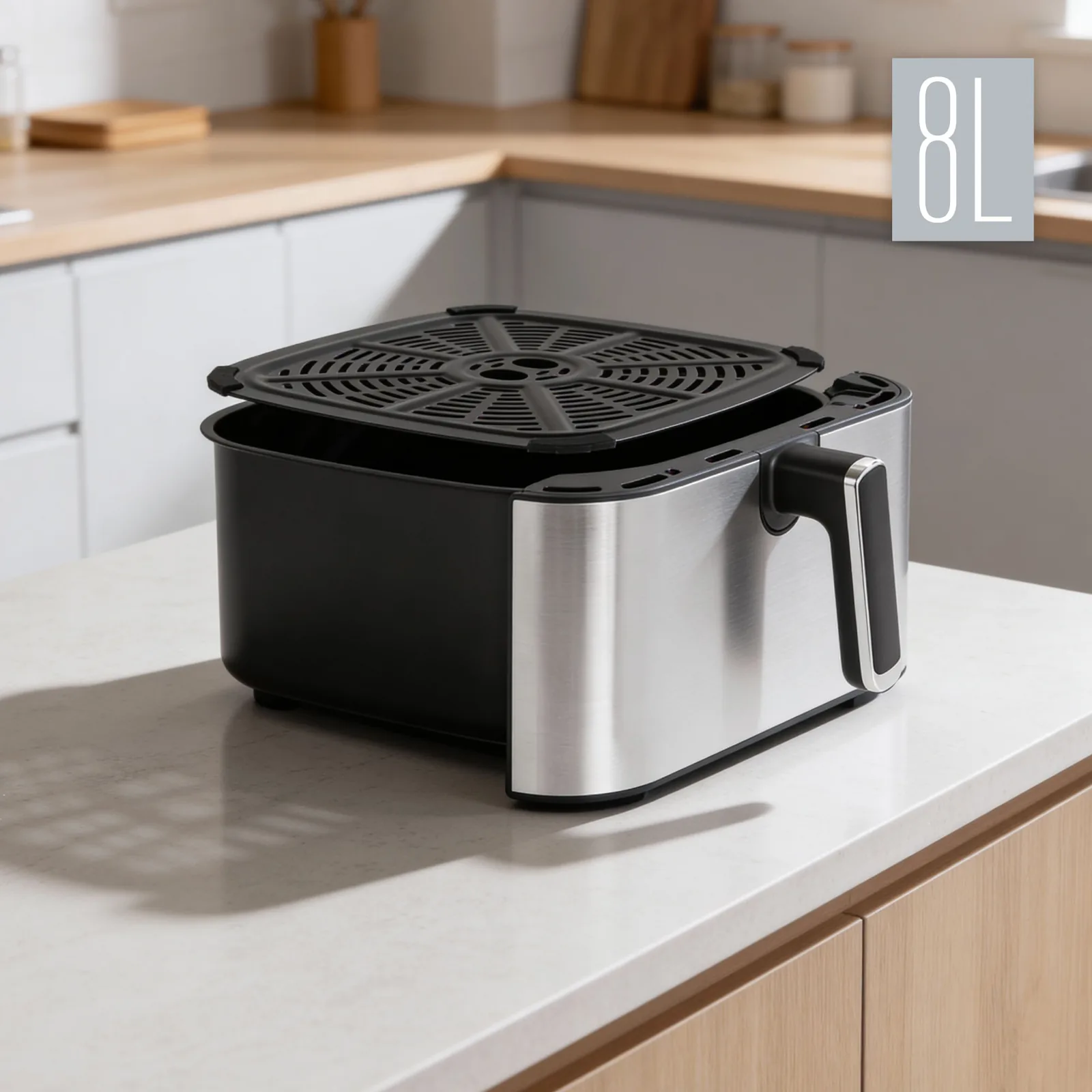 Teplovzdušná fritéza Teesa Digital Air Fryer XXL 8 l L-TSA8079 detail 6
