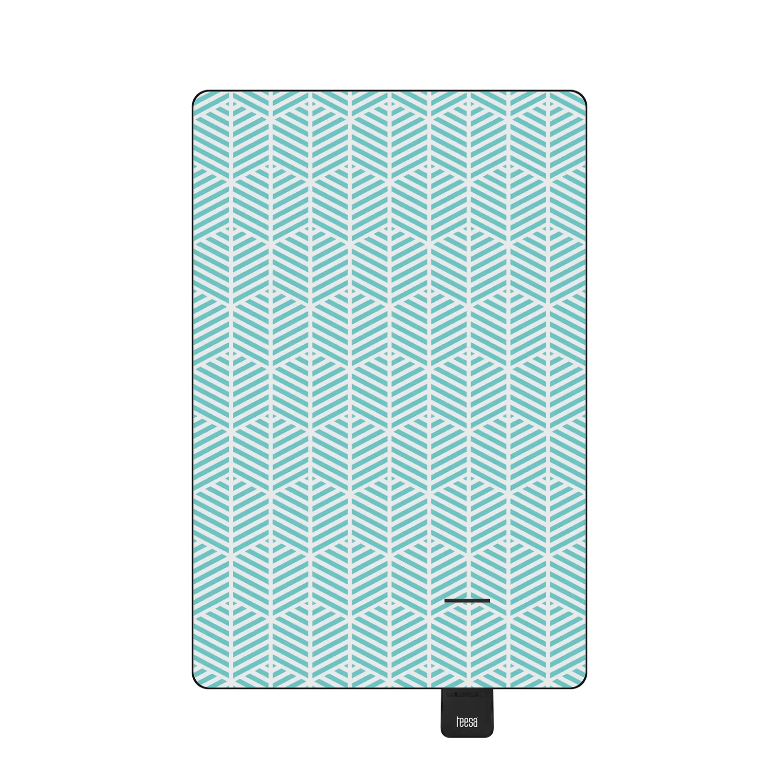 Nepremokavá pikniková deka s izolačnou vrstvou 200 × 300 cm Teesa, modrý klások L-TSA8904-2 detail 4
