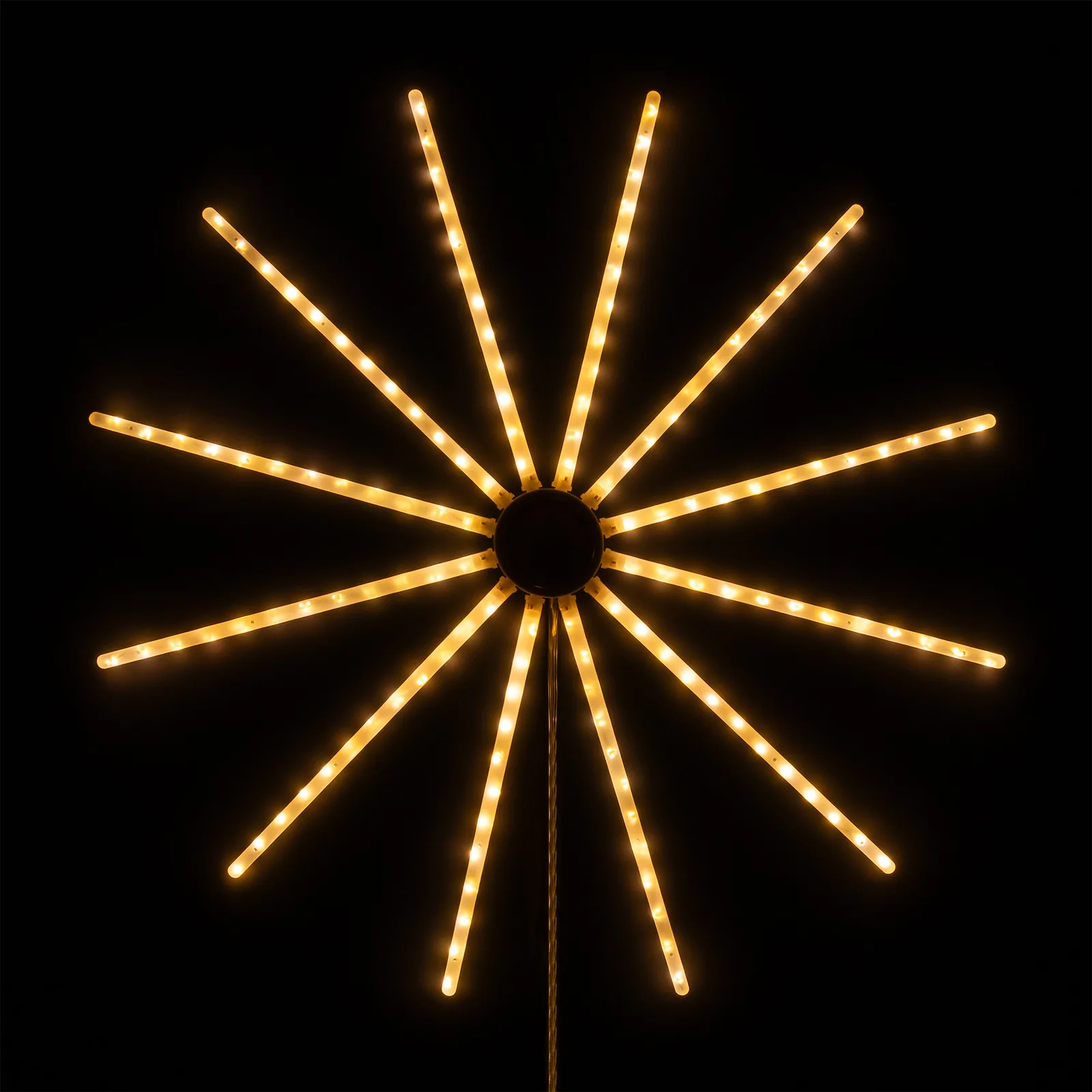 LED vianočná hviezda na zavesenie 59,5 cm teplá biela 132 LED Rebel L-ZAR0581 detail 3