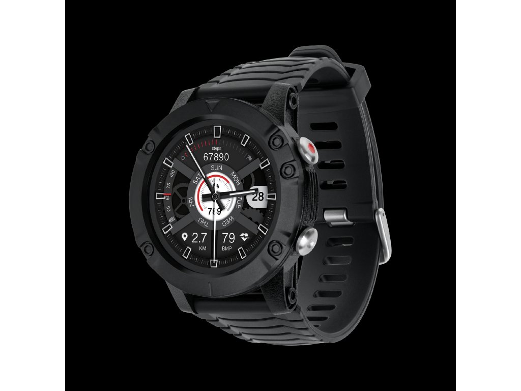 Kruger&Matz Smart hodinky Activity Black GPS