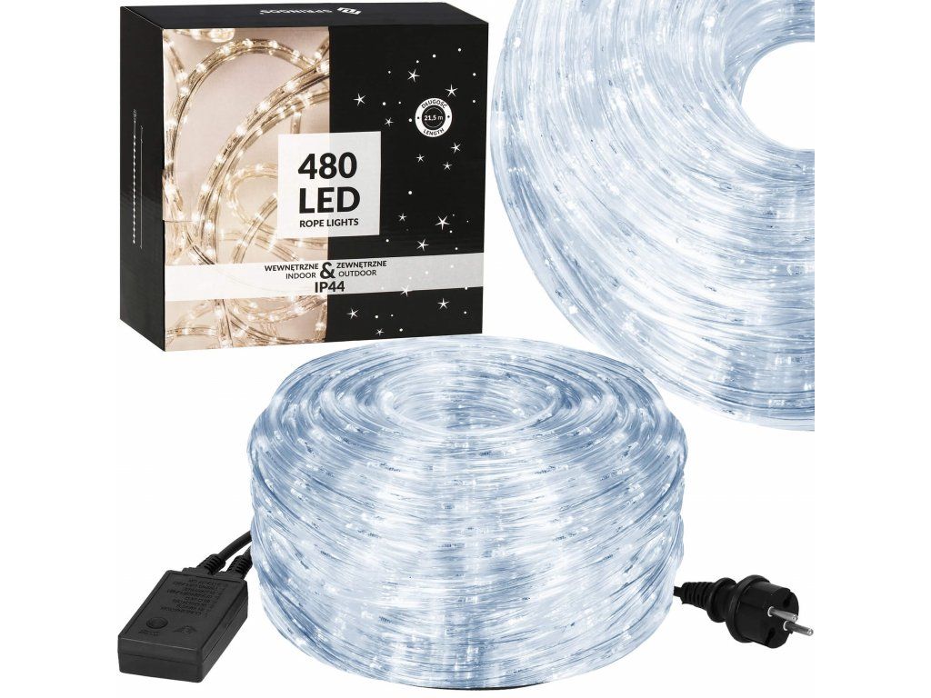 LED svetelný had 20 m 480 diód studená biela S-CL1205 - detail 2