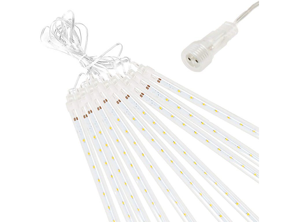 Vianočné LED cencúle 480 LED teplá biela 4 m S-CL1212 - detail 2