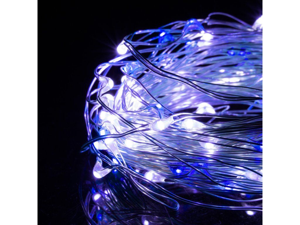 Vianočná LED svetelná reťaz na batérie 20 LED 1,9 m S-CL0010 - detail 2
