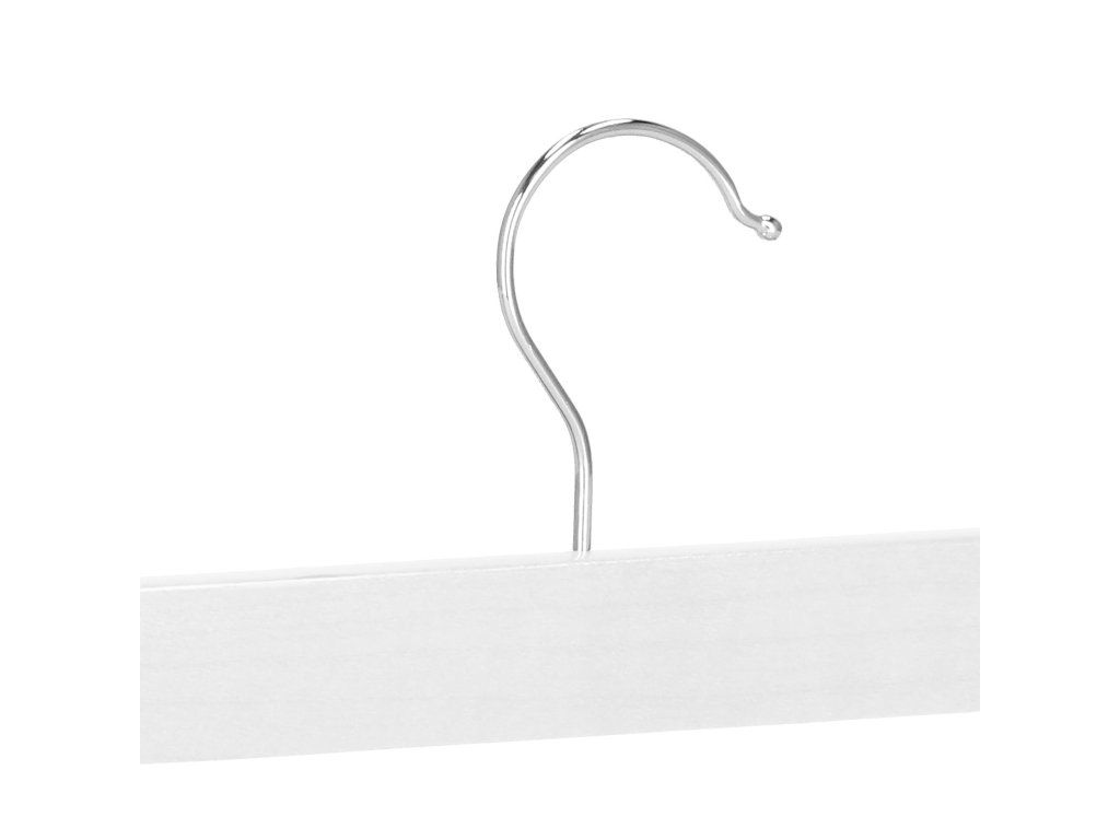 Drevené vešiaky na oblečenie 2 ks biele 34 cm S-HG0056 - detail 2