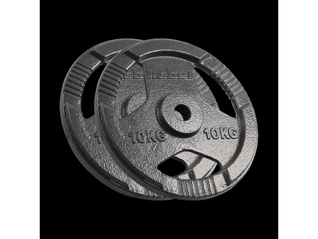 Kotúče na činky 2x10kg, 31mm, REBEL ACTIVE