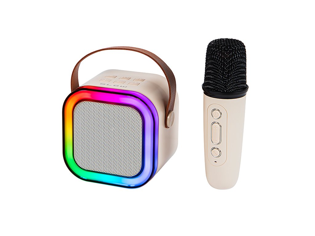 Karaoke Bluetooth reproduktor s RGB s mikrofónom