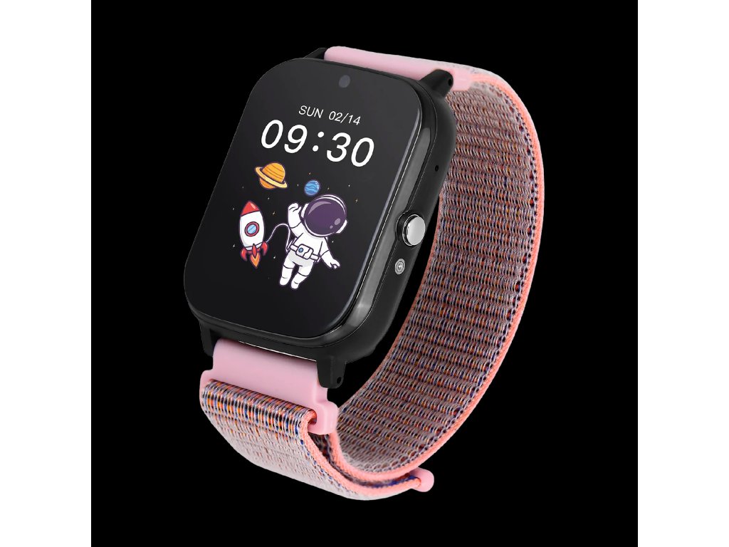 Inne Smartwatch Garett Kids Tech 4G ružový velcro