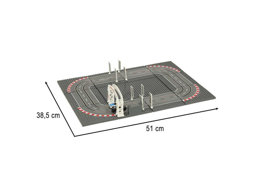 Detail produktu Policajná elektrická autodráha 51 × 38,5 cm ik-KX3490