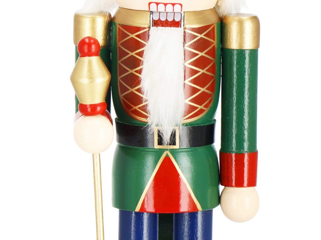 Vianočný luskáčik drevená dekorácia 38 cm S-CA0918 - detail 2