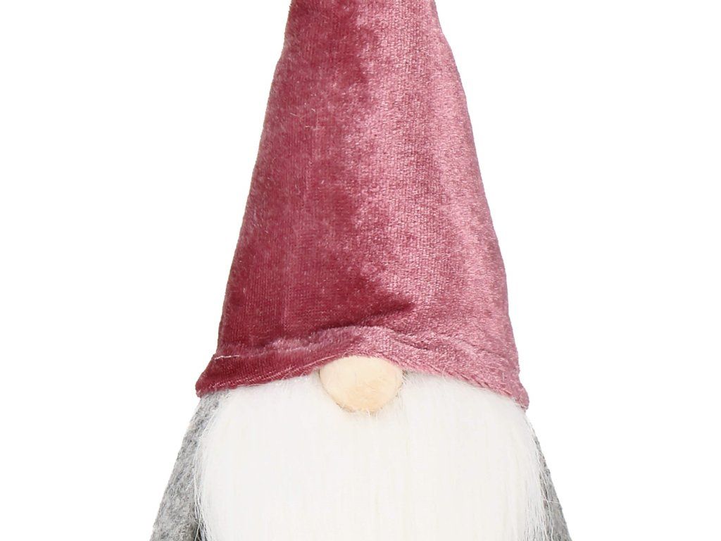 Vianočný škriatok – dekoratívna figúrka 27 cm S-CA0676 - detail 2