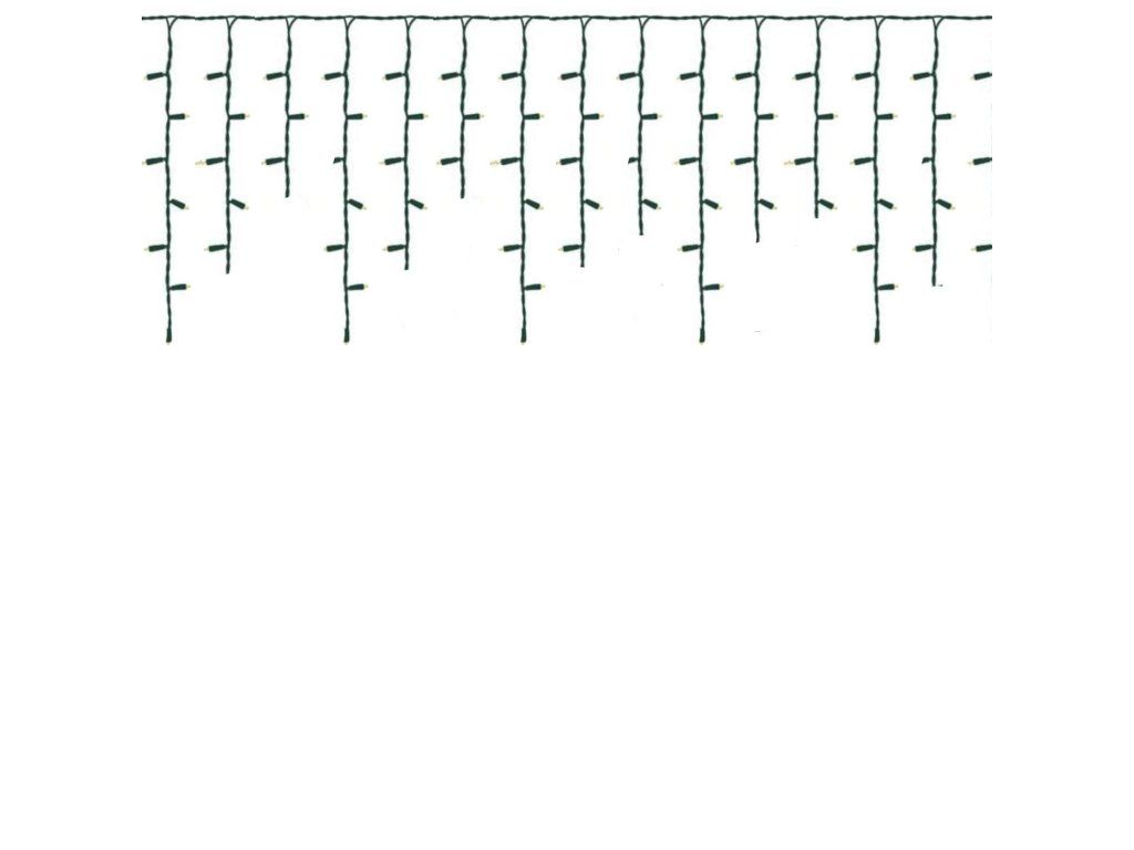 Vianočné LED cencúle 300 LED studená biela 12 m S-CL4038 - detail 2