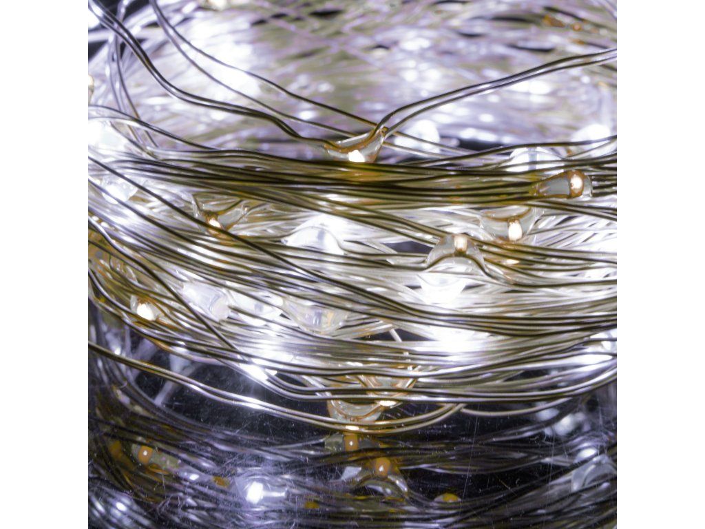 LED svetelná reťaz na batérie 20 LED S-CL0012 - detail 2