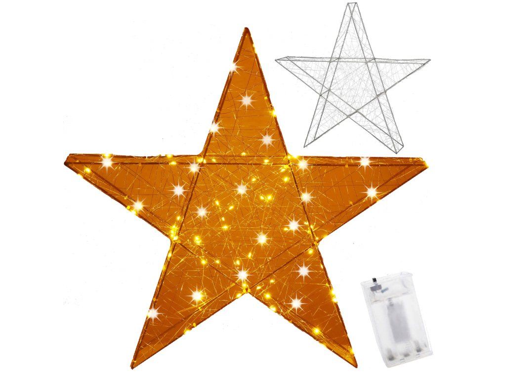 Vianočná svetelná dekorácia 100 LED na batérie S-CL4127 - detail 2