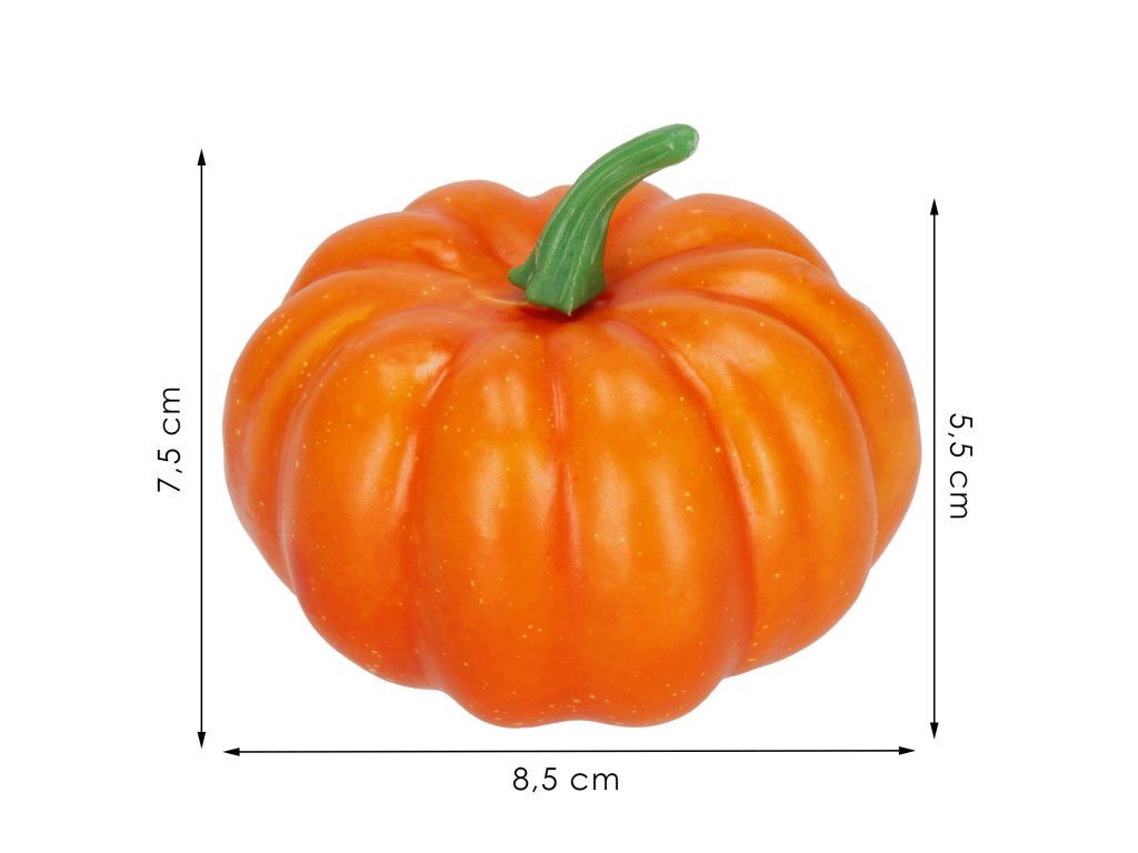 Dekoračná tekvica na Halloween 8,5 cm S-HA5225 - detail 2
