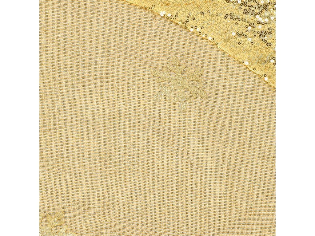 Podložka pod vianočný stromček zlatá 106 cm Santa Claus S-CA0709 - detail 2