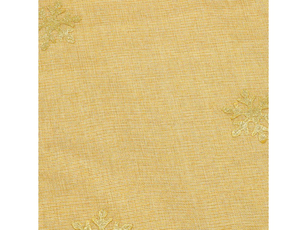 Vianočný behúň na stôl zlatý so Santa Clausom 30 × 205 cm S-CA0708 - detail 2