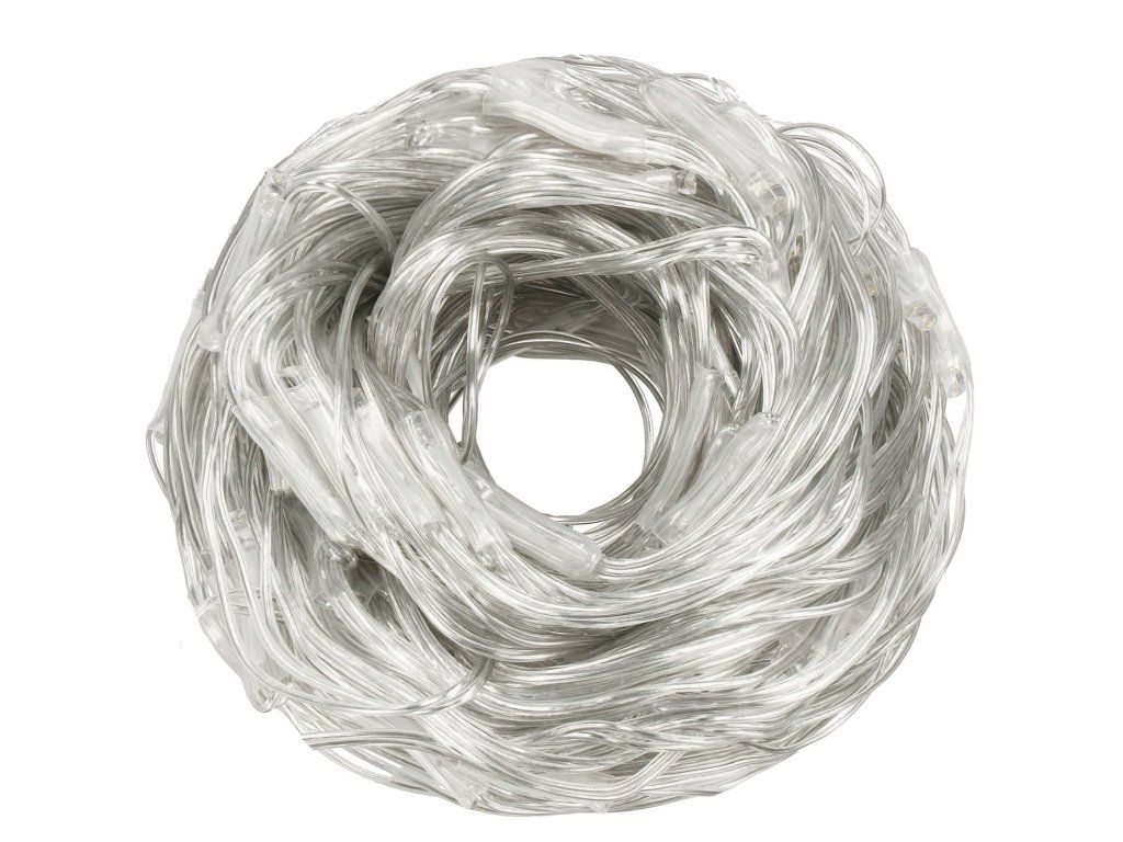 LED svetelná záclona 144 LED studená biela 2 × 2 m IP44 S-CL4109 - detail 2