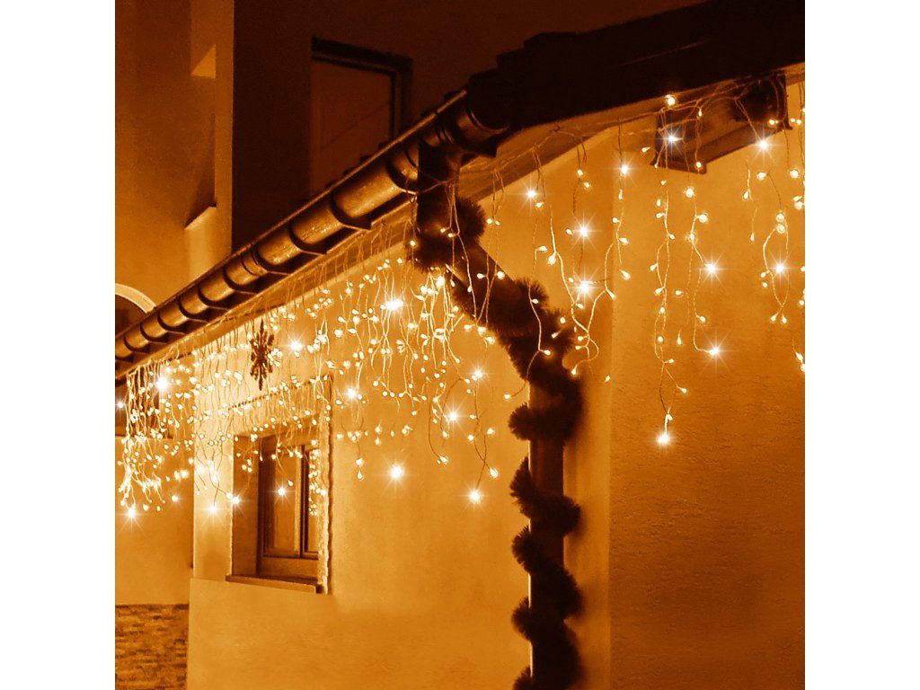 Vianočná svetelná reťaz cencúle 500 LED 20 m S-CL0517 - detail 2