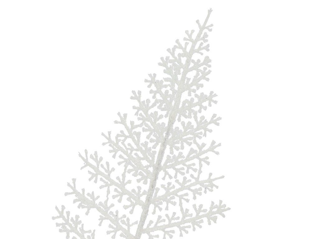 Vianočná dekoračná vetvička biela 44 cm, 3 ks S-CA1218 - detail 2