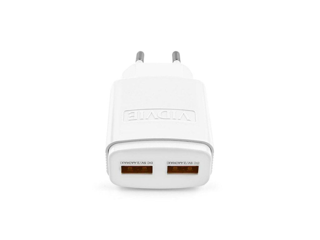 Sieťová nabíjačka do zásuvky 2x USB-A s USB-C káblom L-GSM1039-2 detail 2