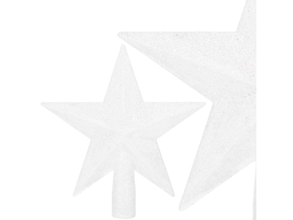 Vianočná ozdoba hviezda 20 cm biela S-CA1435 - detail 2