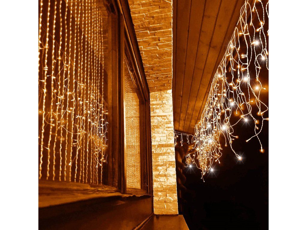 Vianočné LED cencúle 500 LED s časovačom S-CL0531 - detail 2