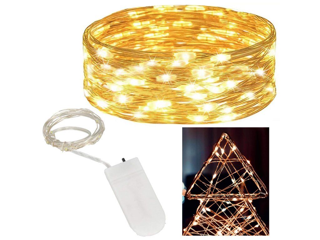 Mikro LED reťaz na batérie, 3 m S-CL4102 - detail 2