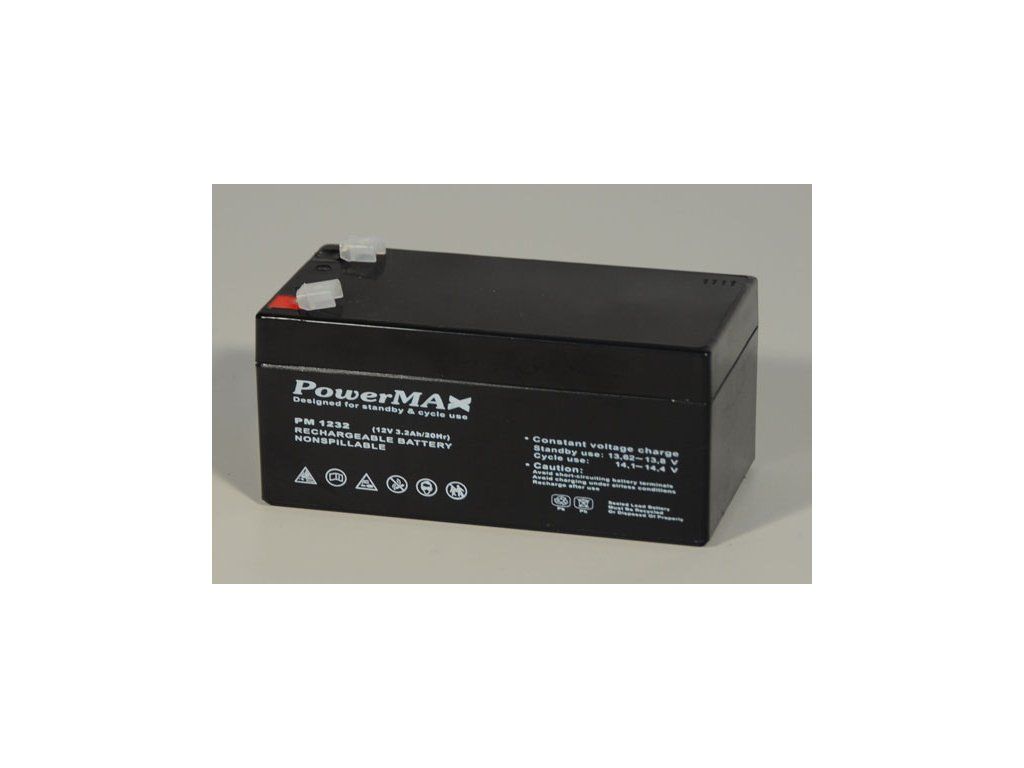 Detail produktu Akumulátor PowerMAX 2 Ah 12 V MaxBat 1232 EC-09569