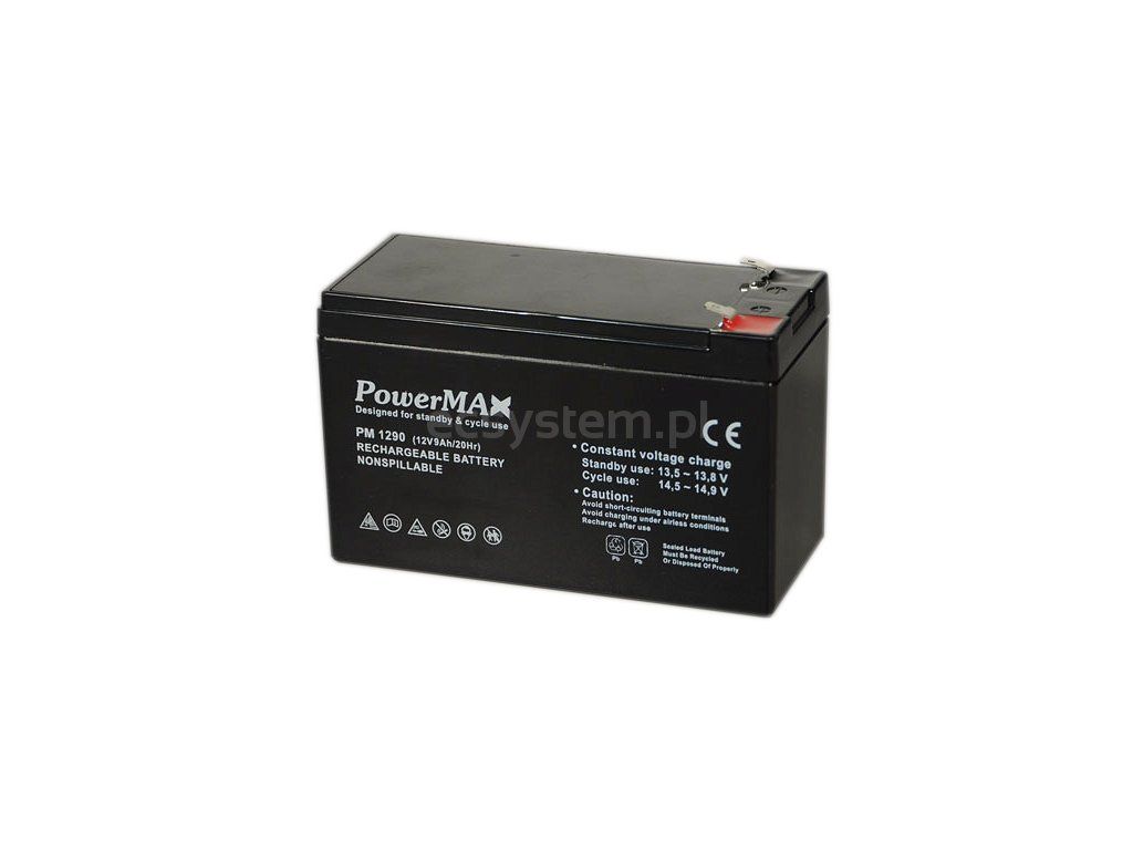 Detail produktu Akumulátor PowerMAX 9 Ah 12 V MaxBat 1290 EC-09974