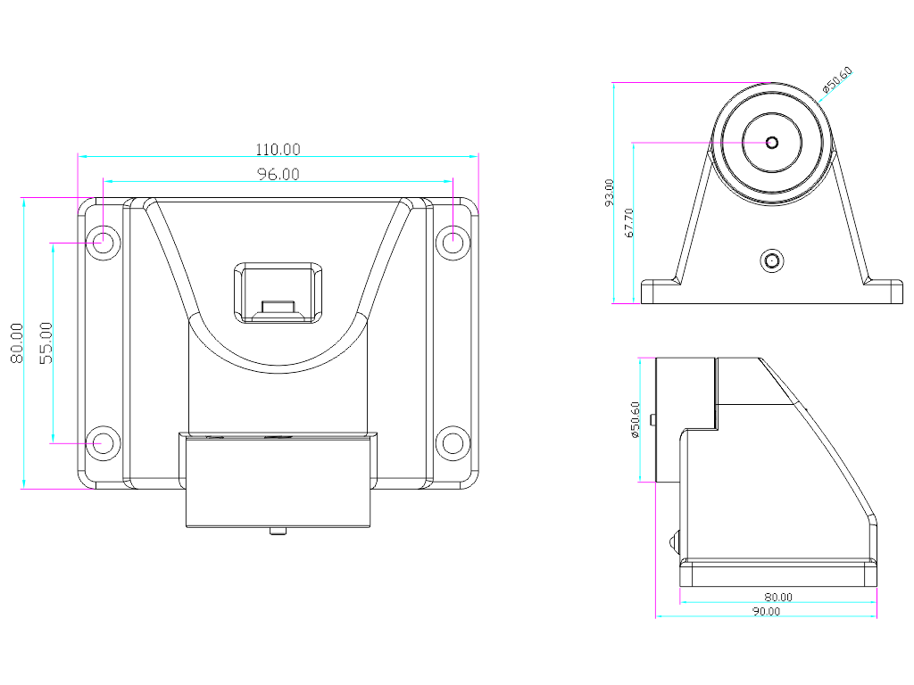 Detail produktu SCOT DH-10 elektromagnetický držiak dverí EC-15735
