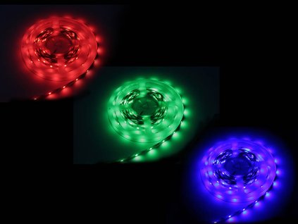 RGB LED pásik 5050 5m/150+Pripojenie,