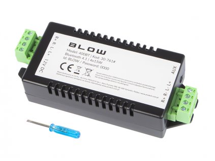 Zvukový zosilňovač Bluetooth 4x15W