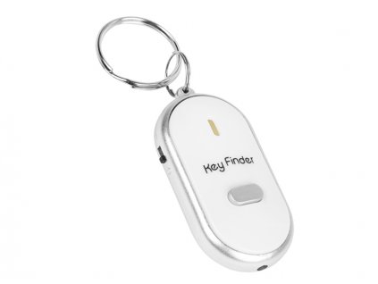 Prívesok na vyhľadávanie kľúčov biely