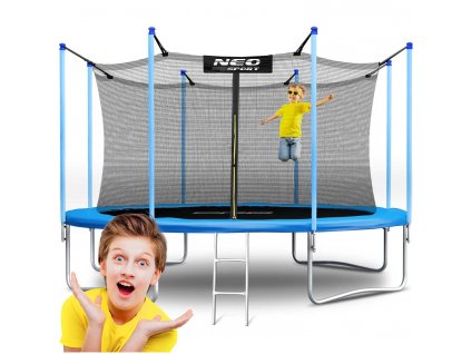Trampolína 435cm s vnútornou sieťou a rebríkom Neo-Sport