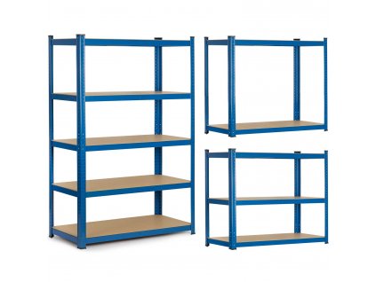 Kovový regál 150 x 75 x 30 H-4842