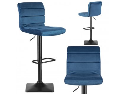 Barová stolička Drava modrá