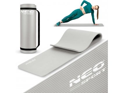 Podložka na cvičenie 183 x 60 cm 192200 sivá