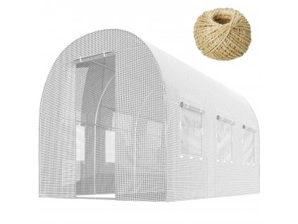 tunel ogrodowy 2x3m 6m2 bialy 16976