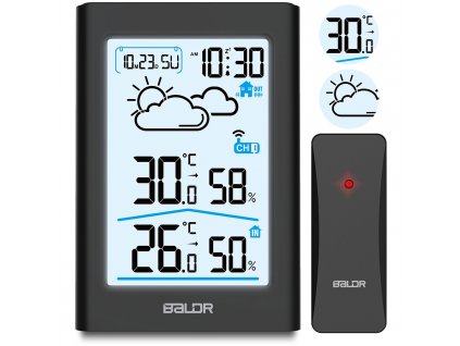 Meteostanica BD-911 čierna
