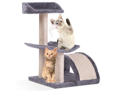 Škrabadlo pre mačky 58 cm DR-264 Pethaus s myšou šedou