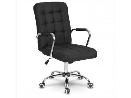 Kancelárske kreslo Benton z látky čierne