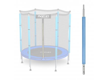 Spodný stĺpik trampolíny s vonkajšou sieťou 4,5 ft modrý Neo-Sport