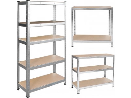 Kovový regál 180 x 90 x 40 Humberg 4846