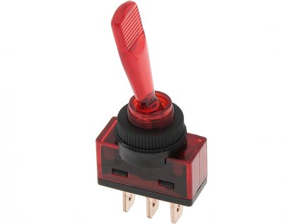 Páčkový prepínač ASW-13 12V 3PIN