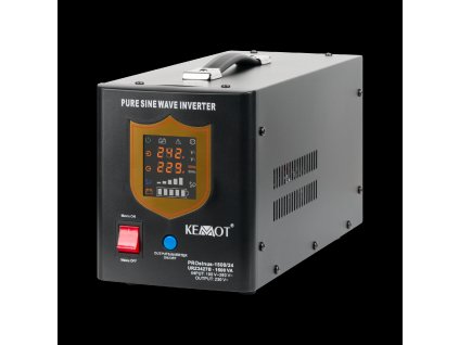 Záložný zdroj KEMOT PROsinus-1500/24 24V 230V 1500VA/1050W čierny