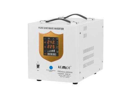 Záložný zdroj KEMOT PROsinus-2000/24 24V 230V 2000VA/1400W biely
