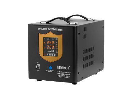Záložný zdroj KEMOT PROsinus-2600/24 24V 230V 2600VA/1800W čierny